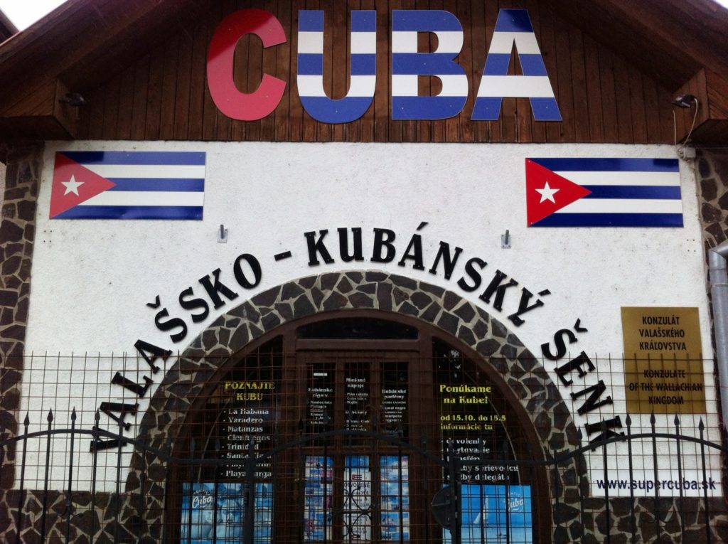 Valašsko-kubánksy šenk v Bzenici po ceste do Vyhní